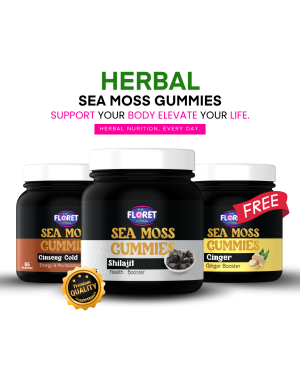 Buy 2 Get 1 FREE – Floret Herbal Sea Moss Gummies Bundle