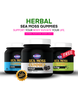 Buy 2 Get 1 FREE - Floret Herbal Sea Moss Gummies Bundle
