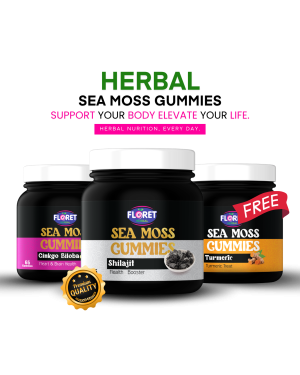 Buy 2 Get 1 FREE – Floret Herbal Sea Moss Gummies Bundle