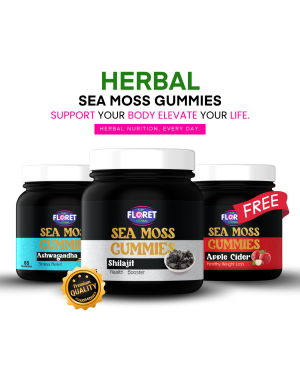 Buy 2 Get 1 FREE – Floret Herbal Sea Moss Gummies Bundle